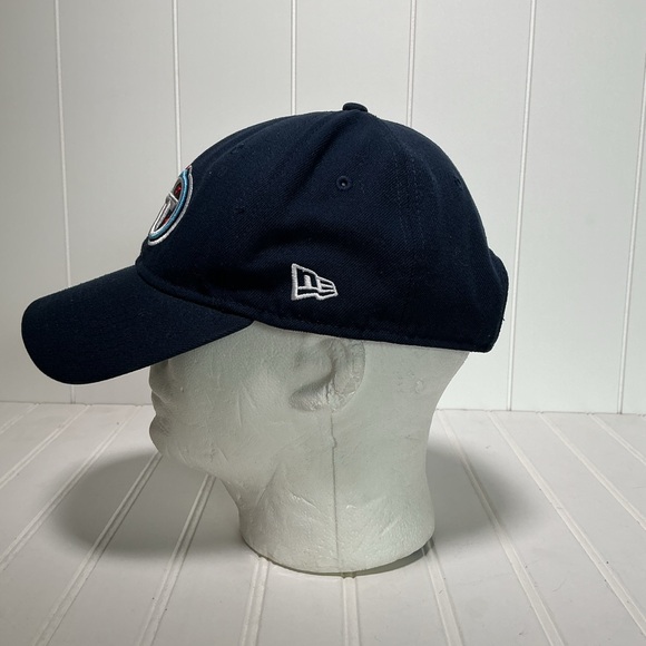 New Era Tennessee Titans Navy Blue Adjustable NFL Logo Sports Hat Cap- READ - Picture 4 of 9